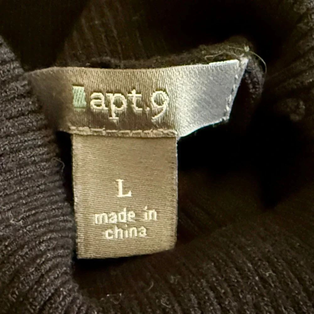 Lot of 3 Diff Used Turtle Neck Sweaters All Sz Large:  INC, Apt 9, Croft &Barrow